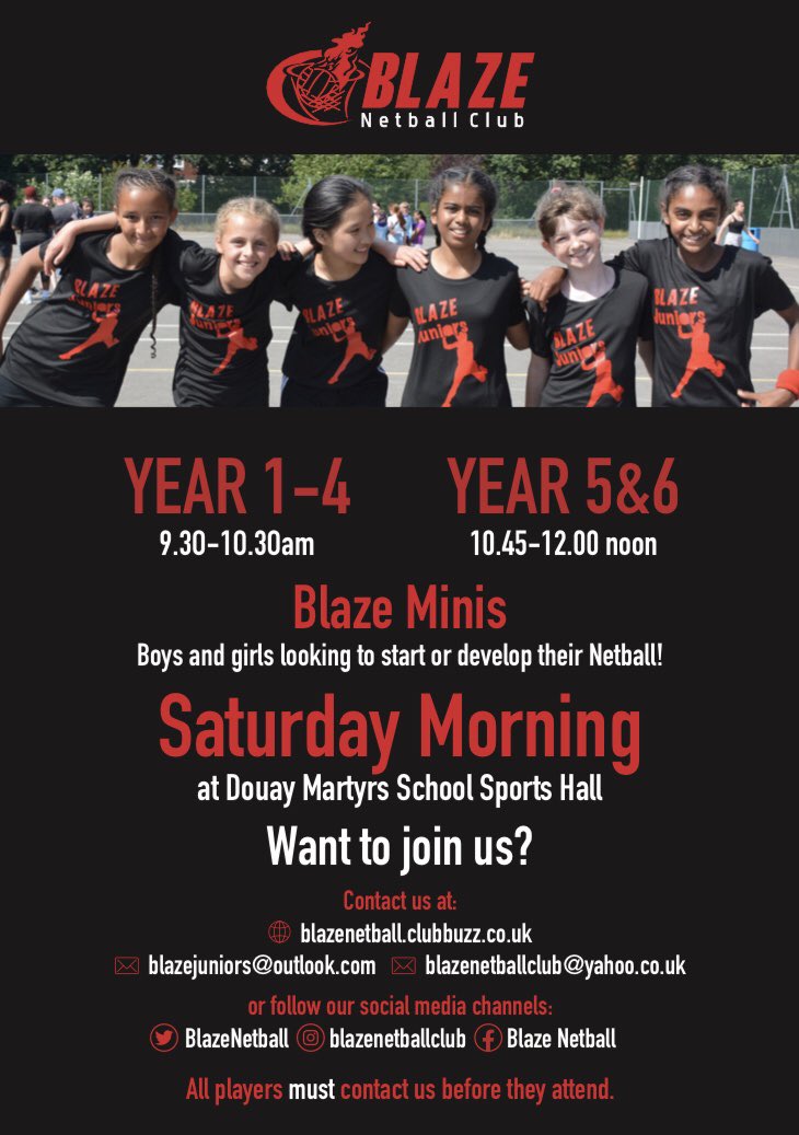 Blaze Netball Club tweet media