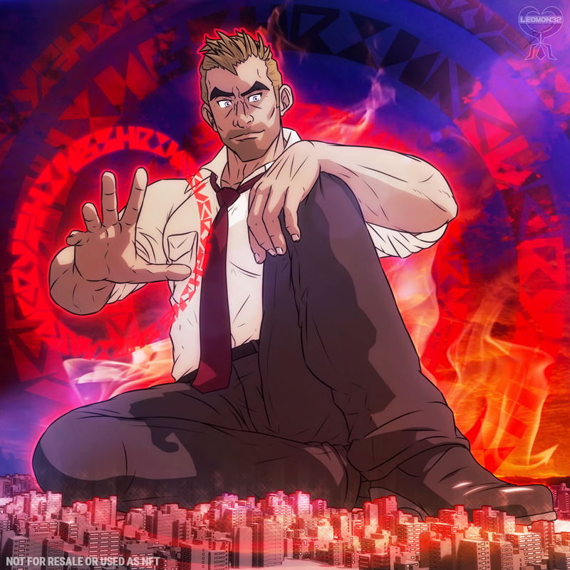 leomon32's tweet photo. John Constantine using the spell of risky shrinking #JohnConstantine #DCC #mattryan #macrophile #giant  #fanart #Hellblazer #magic #shrinking #Macrophile #sharkdad #fire #leomon32 #Sizetwitter https://t.co/PGSAVc3XX1
