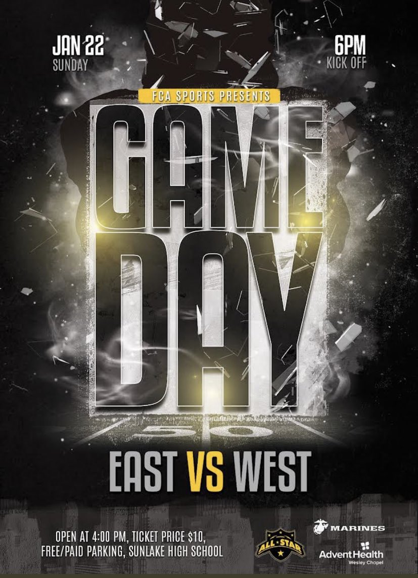 Excited to be able to play in this game and represent @LeopardsFB2022!! LFG!!! <a href="/CoachScargle/">John Scargle</a> <a href="/CoachKent56/">Sam Kent</a> @CoachKaz352 <a href="/Andy_Villamarzo/">Andy Villamarzo</a>