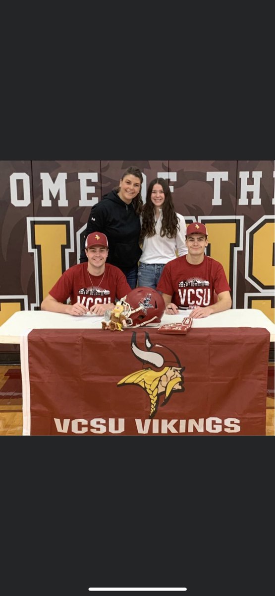 Congratulations to Grant and Landon Bosch. Signed their LOI to continue their education and football playing career at VCSU. Thankful for all that you brought to Linton football. Can’t wait to watch you both in the future.