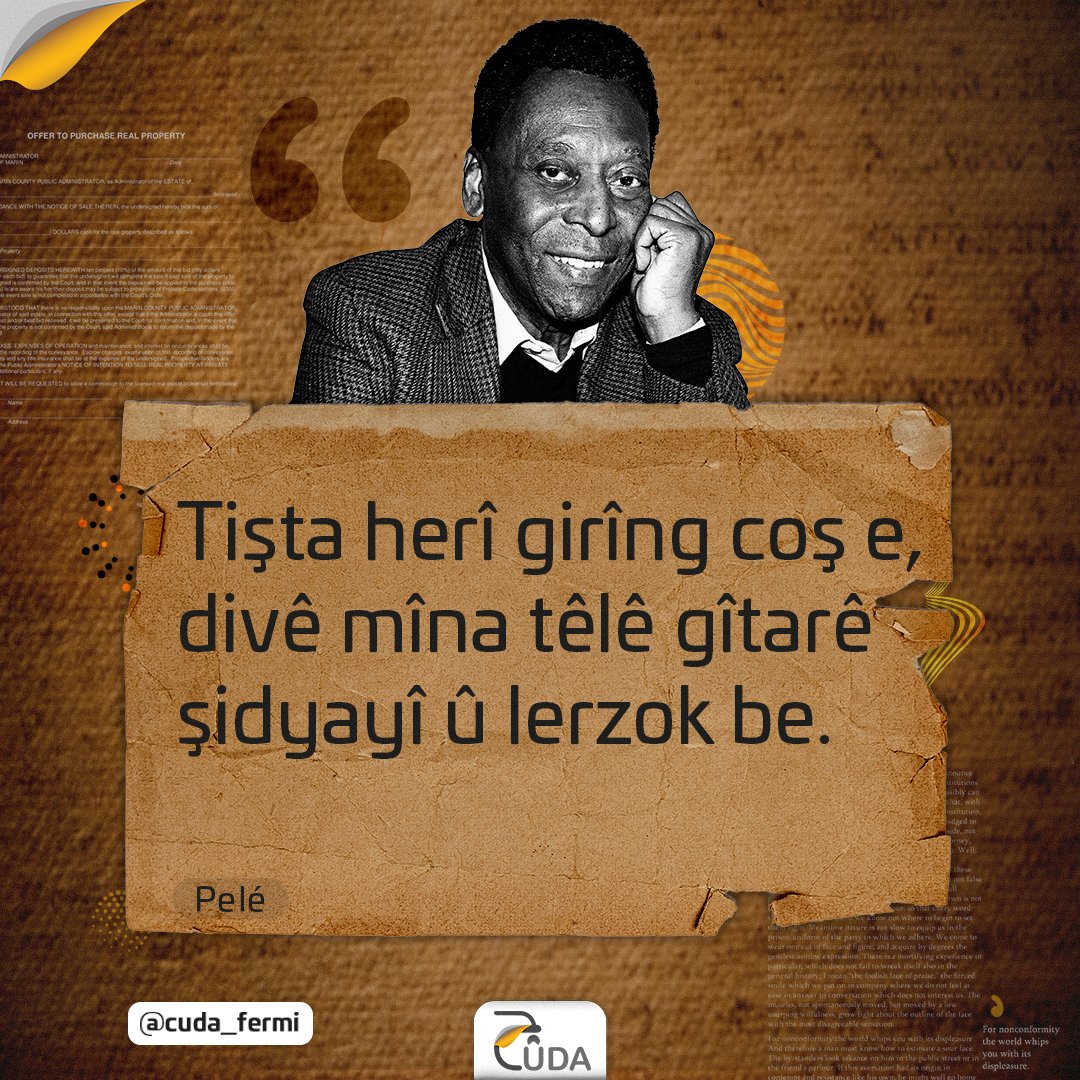 CUDA_FERMI's tweet image. Tişta herî girîng coş e, divê mîna têlê gîtarê şidyayî û lerzok be.
.
#football #soccer #pele #Brazil #goal #Brazilian #sport #fifa #sports  #messi #cr7 #futebol #championsleague #ronaldo  #seriea #realmadrid #laliga #neymar #nike  #cristianoronaldo #barcelona  #adidas
.
.
#cûda