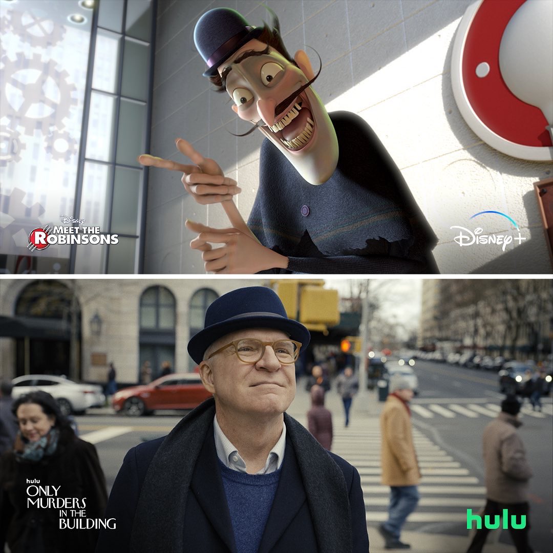 DisneyPlus's tweet photo. #NationalHatDay, the #DisneyBundle way. (1/8) https://t.co/z470MyKpRN