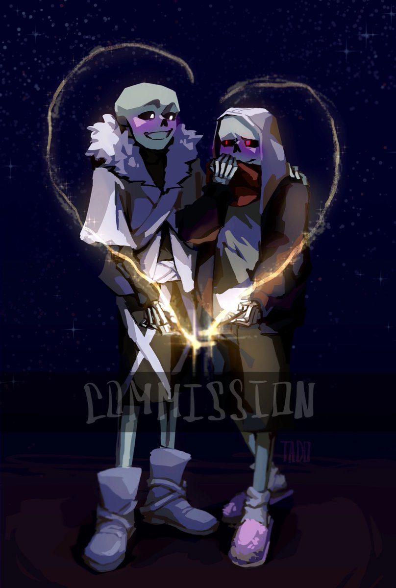 Commission for <a href="/dustsanses/">ray 🌇 hot girl summer</a> #undertale #undertaleau #sans #crosssans #dustsans #Commission