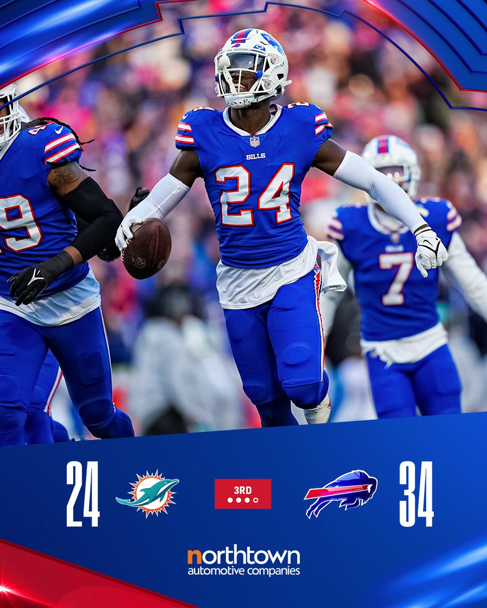 One to go! 

#MIAvsBUF | #BillsMafia
