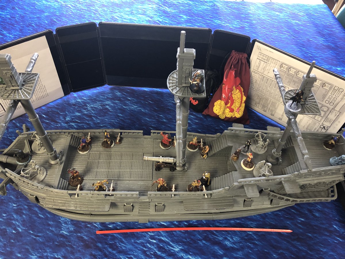 AuthenticDunge1's tweet photo. I hope the players in tonight’s drop in game are up to their grand rescue aboard the massive Sophie’s Revenge! (18” measuring tape for scale)

Make sure to check our drop in events to join in on the adventures! https://t.co/c8U9TxYYbl