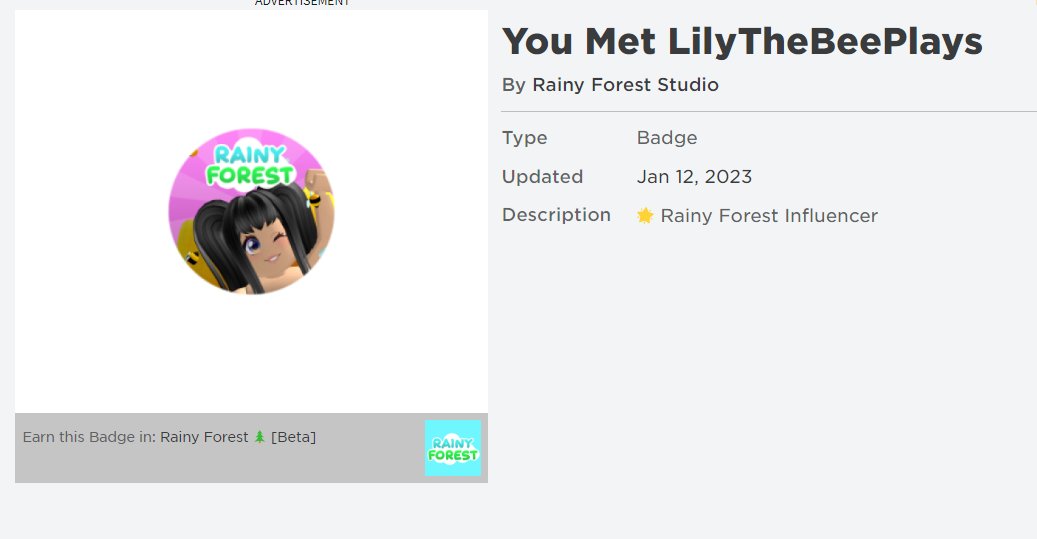 itslilyhh's tweet photo. Who Is Excited To Get My Badge In #RainyForest! https://t.co/5r62NfB8eZ