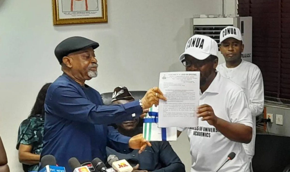 SaharaReporters's tweet image. BREAKING: Nigerian Government Moves To Pay Withheld Salaries Of Lecturers Under Factional University Academic Union, CONUA | Sahara Reporters bit.ly/3XvmHxd