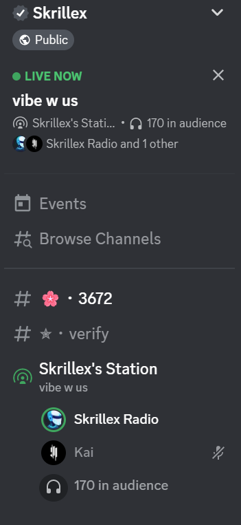Glad to work with <a href="/Skrillex/">Skrillex</a> &amp; his team to release his discord server 💖

discord.gg/skrillex