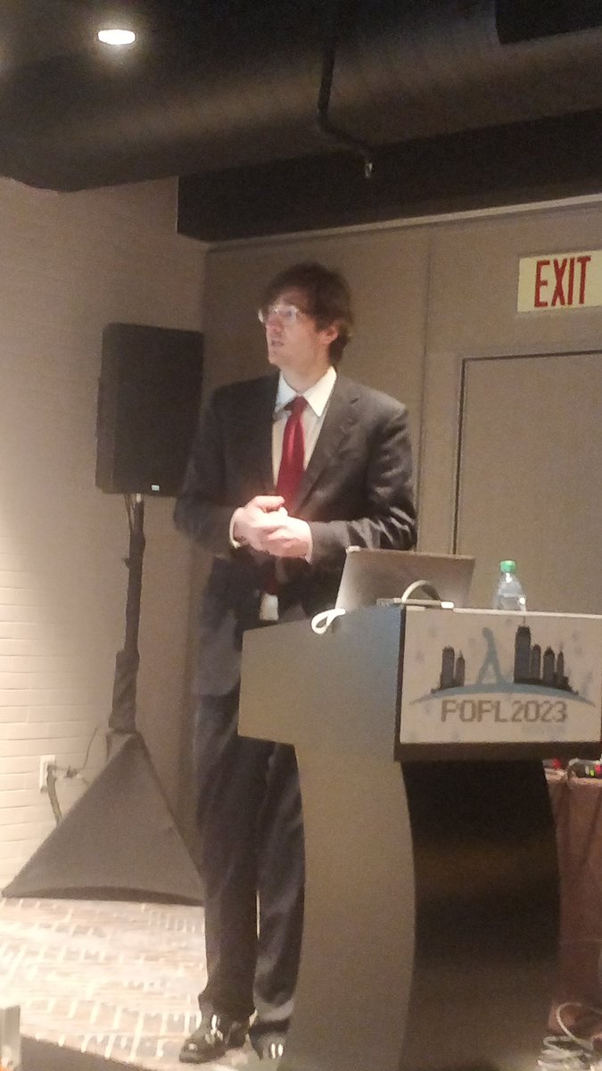 Denis Merigoux (@dmerigoux) on Twitter photo Chime in now to listen the fabulous research keynote by Chris Bailey about formalizing US Civil procedure in Lean at ProLaLa'23! <a href="/poplconf/">POPL 2026</a> <a href="/_protz_/">Jonathan Protzenko</a> <a href="/basus/">Shrutarshi Basu 🇺🇳</a> Chime in now to listen the fabulous research keynote by Chris Bailey about formalizing US Civil procedure in Lean at ProLaLa'23! <a href="/poplconf/">POPL 2026</a> <a href="/_protz_/">Jonathan Protzenko</a> <a href="/basus/">Shrutarshi Basu 🇺🇳</a>