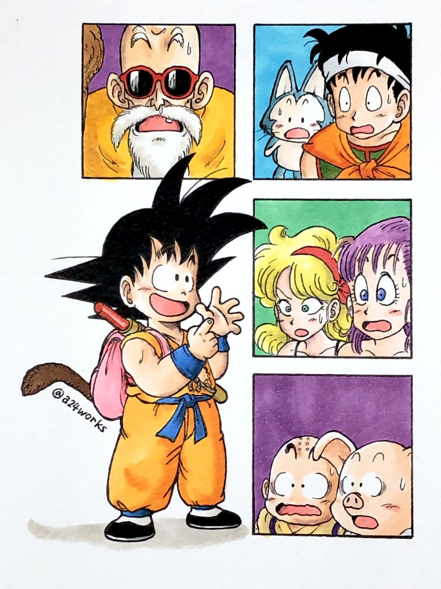 悟空「「ドラゴンボール6つそろったぞ!」 #ドラゴンボール 悟空「「ドラゴンボール6つそろったぞ!」 #ドラゴンボール