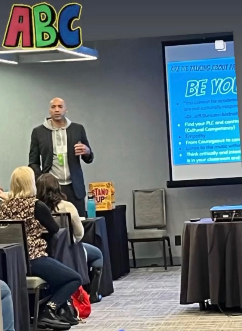 Presented “Click, Clack Moovement, Students Take Action” at the 2023 California Kindergarten Conference. <a href="/TravisJBristol/">Travis J. Bristol</a> <a href="/citizenstewart/">Citizen Stewart</a> <a href="/Mr_Ankrum/">Ray Ankrum, Sr. Ed.D Ω 🐶</a> <a href="/selmekki/">Sharif El-Mekki</a> <a href="/EdTrustWest/">EdTrust-West</a> <a href="/ChildrenNow/">Children Now</a>  #kinderchat #kindergarten <a href="/CKAstaff/">California Kindergarten Association</a>