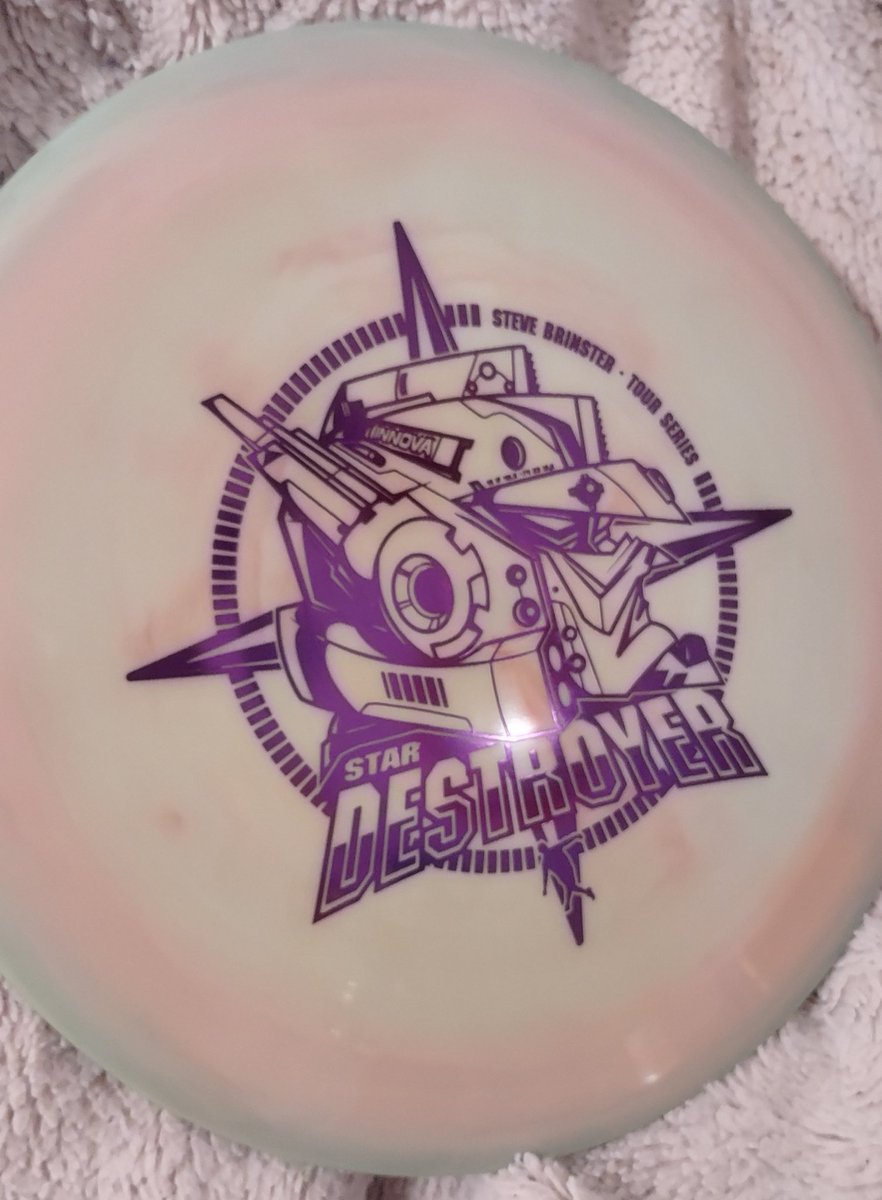 Slizzard316's tweet photo. Meatballs in the Crock-Pot, NFL playoffs on the TV... so lets throw in an Unsolicited #DiscPic shall we?! Steve Brinster Destroyer for your Sunday! #DiscGolf https://t.co/RQ6YV9cBEr