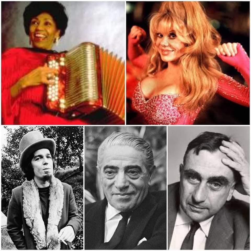 January 15th 

Happy Birthday to Queen ida, Charo, Captain Beefheart, Aristotle Onassis, and Edward Teller! 