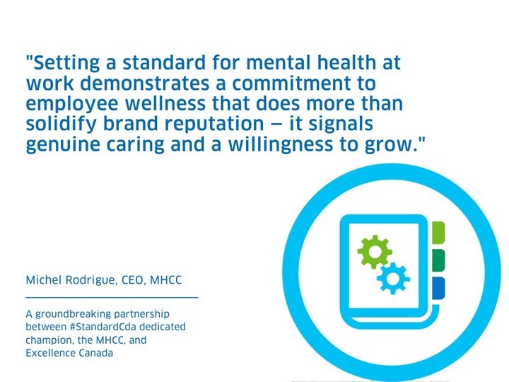 “We see the results from 40 dedicated organizations from across Canada who rolled up their sleeves and led by example. They have helped put mental health and wellness at the heart of their organizations." #StandardCda bit.ly/3H9EvJ6