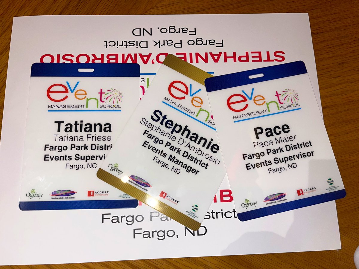 Excited for a fun week at Event Management School with the best team!