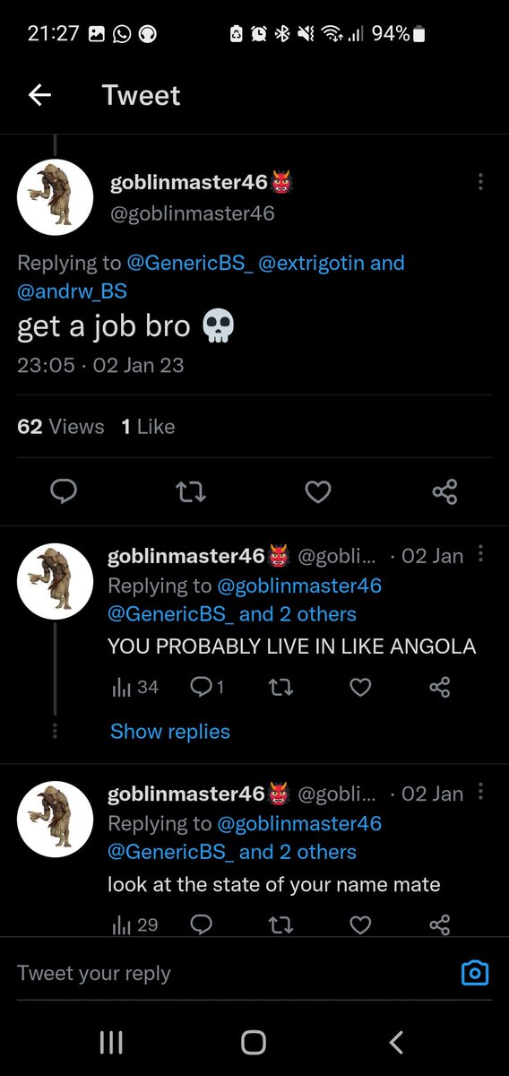 shoutout to both of these legends in all the comments of my tweets 🙏