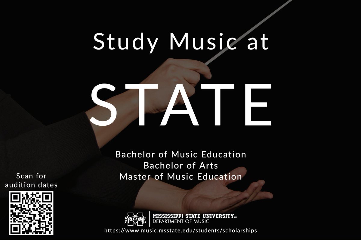 MSU Dept. of Music (@msstatemusic) on Twitter photo Auditions are underway for the next class of music majors at <a href="/msstate/">Mississippi State</a>. We have just moved into a beautiful $21M new building, and support for music on our campus is at an all time high. We have great professors, great students, & a great environment for learning. #HailState Auditions are underway for the next class of music majors at <a href="/msstate/">Mississippi State</a>. We have just moved into a beautiful $21M new building, and support for music on our campus is at an all time high. We have great professors, great students, & a great environment for learning. #HailState