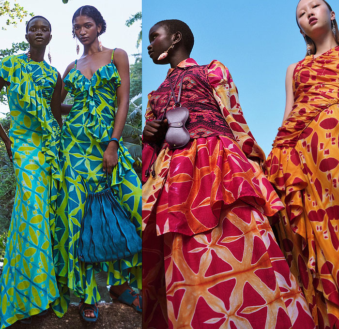 FashionWeekDJO's tweet image. denimjeansobserver.com/mag/2023/01/13… Ulla Johnson 2023 Pre-Fall Autumn Womens Looks #UllaJohnson #PreFall2023 #PreFall23 #fashion #womenswear #style #asymmetrical #peasantdress #dress #ruffles #frills #draped #tribal #ikat #tiedye #stamps #geometric #noodlestrap #handbag #sandals #vest #cinch