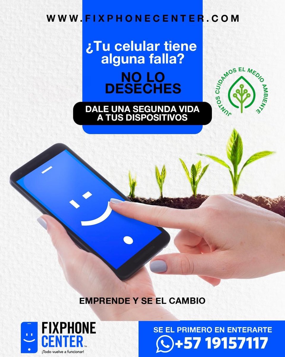 FixphonecenterC's tweet photo. La duración de la vida de un teléfono inteligente es de al menos 5 a 6 años y tú puedes darle una segunda vida a tus dispositivos. Adquiere una franquicia.

📲WhatsApp: +1 212 461 0678
📲WhatsApp: +57 1 9157117
https://t.co/uWraNOzwwV
#franquicia #reparaciondecelulares https://t.co/nlKzr0SXtc