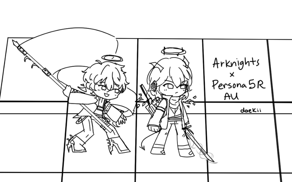 starting a thread for all stuff relating to my arknights x p5 au~ 