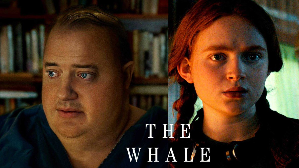 Just saw very emotional film #TheWhale,w/incredible performances by #BrendanFraser, #HongChau, #SamanthaMorton, #TySimpkins, & #SadieSink (#StrangerThings). 
This dramatic film is not for everyone,but I was impressed w/the reality & honesty (theme) & also moved by the symbolism.
