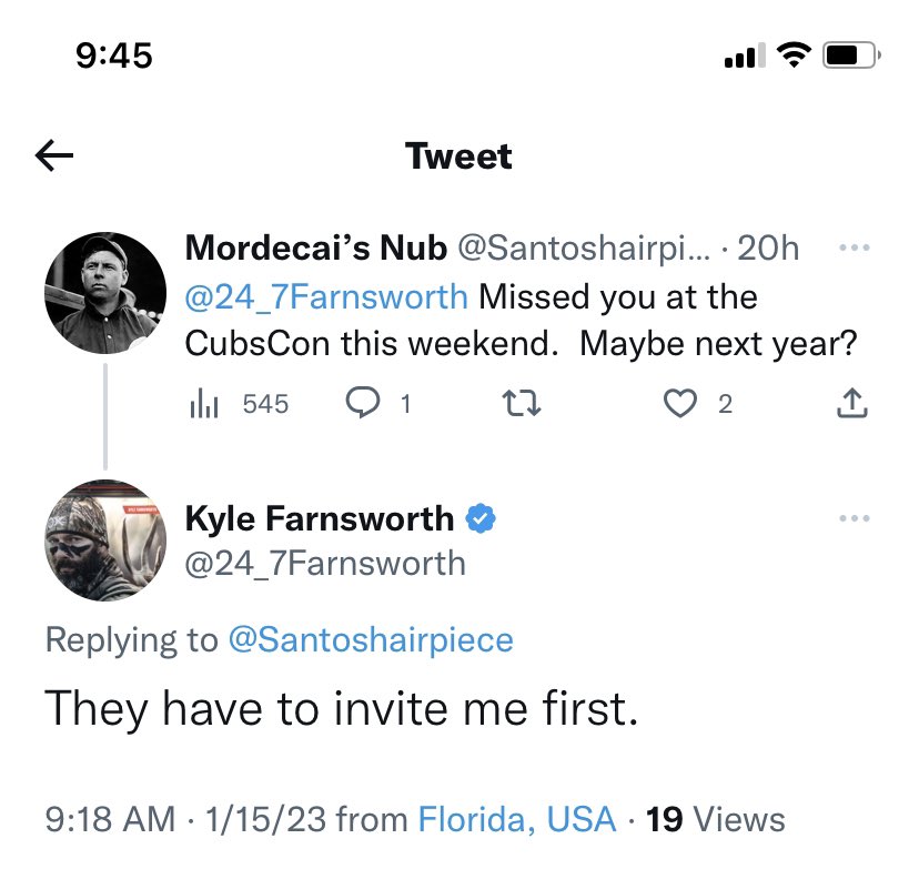 Santoshairpiece's tweet image. Hey @cubs Can we get Mr Farnsworth an invite to CubsCon24?  @BleacherNation @SonRanto @realcubsinsider