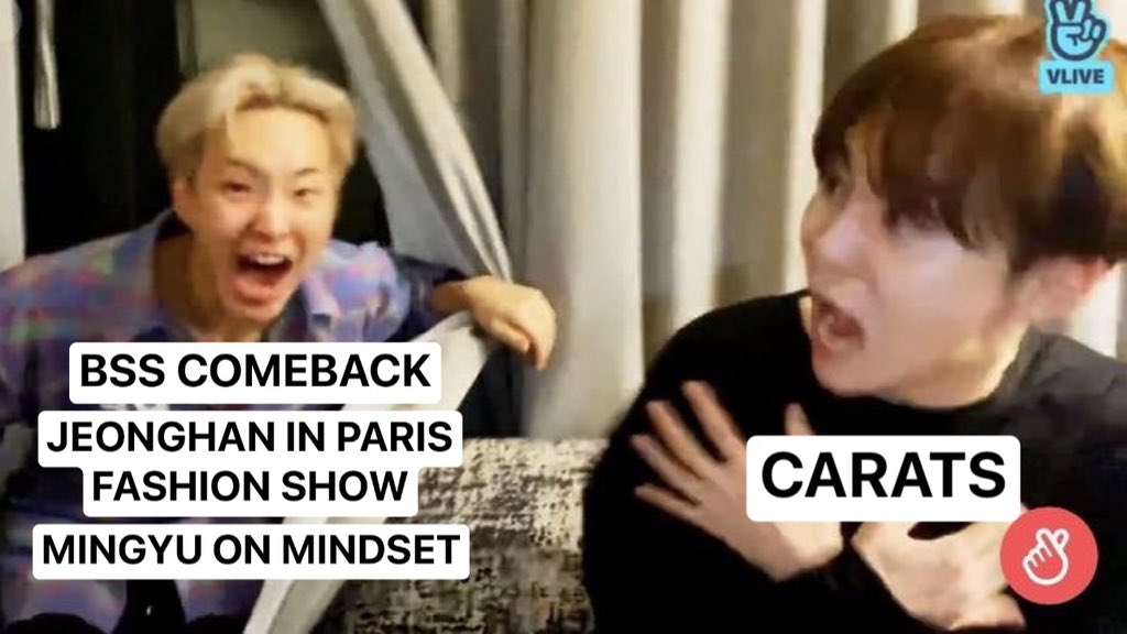 yojhoranghae's tweet photo. WAIT THERES A LOT OF THINGS GOING ON IN CARATLAND RIGHT NOW, JEONGHAN IN PARIS FASHION WEEK, KIM MINGYU ON MINDSET, BSS COMEBACK https://t.co/NRxnWAXG6P