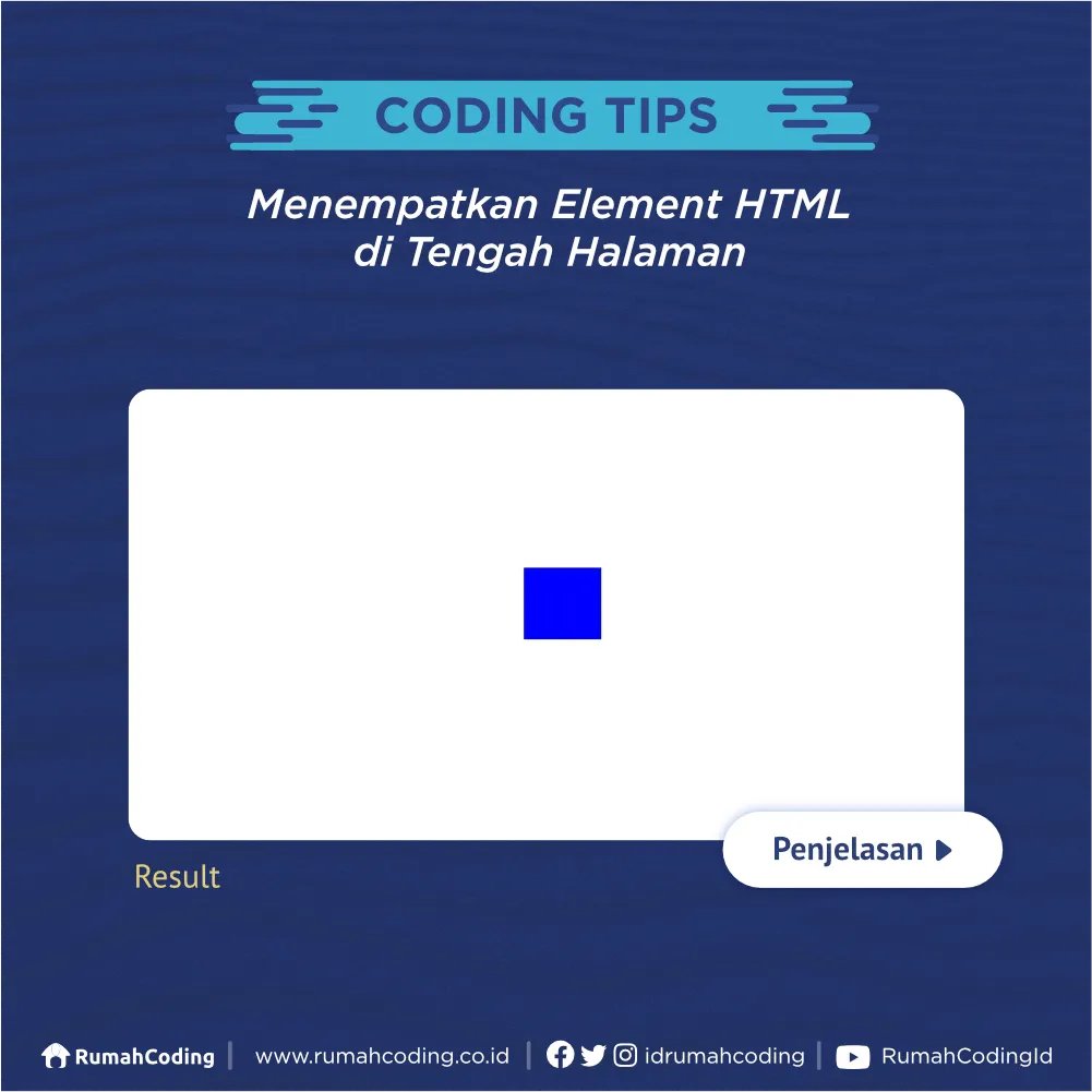 idrumahcoding's tweet photo. Hi guys! balik lagi nih ke coding tips, di coding tips kali ini mimin akan membahas mengenai menempatkan element HTML di tengah halaman.
.
#coding #programmer #bahasapemrograman #flutter #Training #Kursus #KursusIT
#TipsAndTricks https://t.co/lgJRGzoNQ2