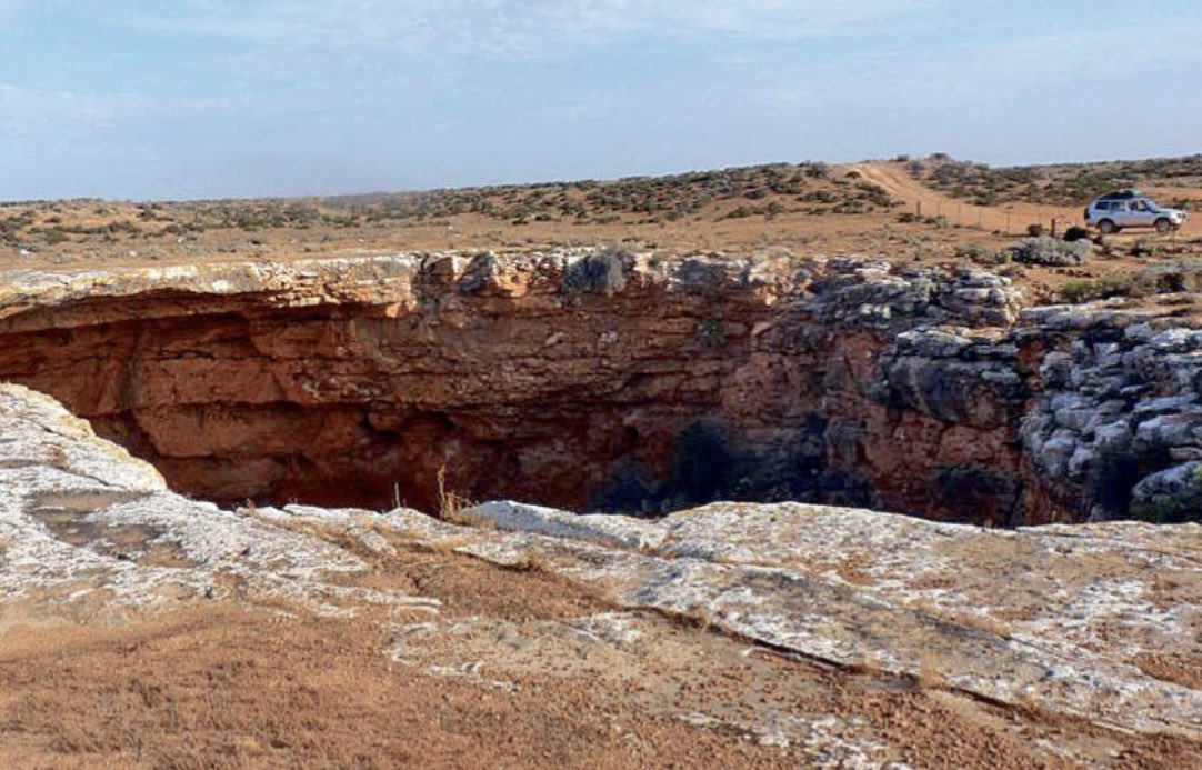 koorimailnews's tweet photo. Vandals have destroyed 30,000 year-old ancient rock art at Koonalda Cave in South Australia after breaking in through barbed wire fencing. 

Authorities are investigating the destruction of the art. 

#DisgustingBehaviour #Racist #getalife https://t.co/NmKPicxBJx