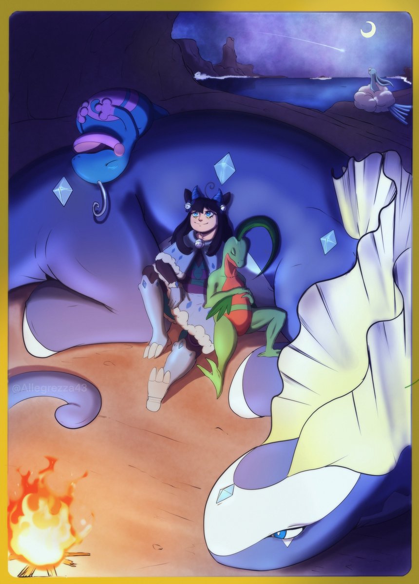 Allegrezza43's tweet photo. Thank you for commissioning me @Color_Spectrums 

Loved your OC Design as well as your Pokemon Team!
#Pokemon #commissions https://t.co/PqIUJUqt9s