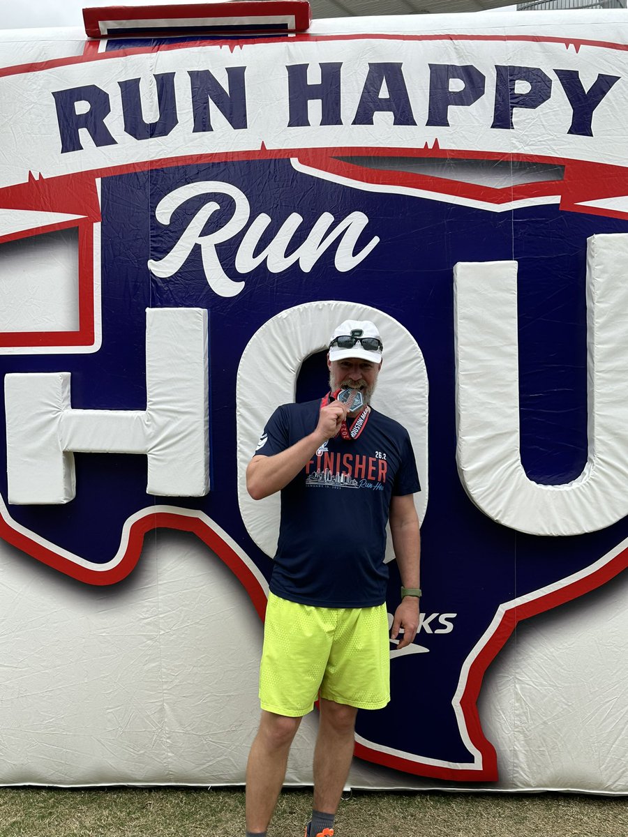 Didn’t go exactly as planned, but Coach Cutler has now finished a marathon. You can teach an old dog new tricks 😉