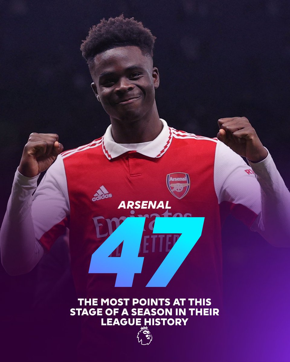 premierleague's tweet photo. Mikel Arteta's @Arsenal are loving life 📈

#TOTARS https://t.co/cx8JLYaKPR