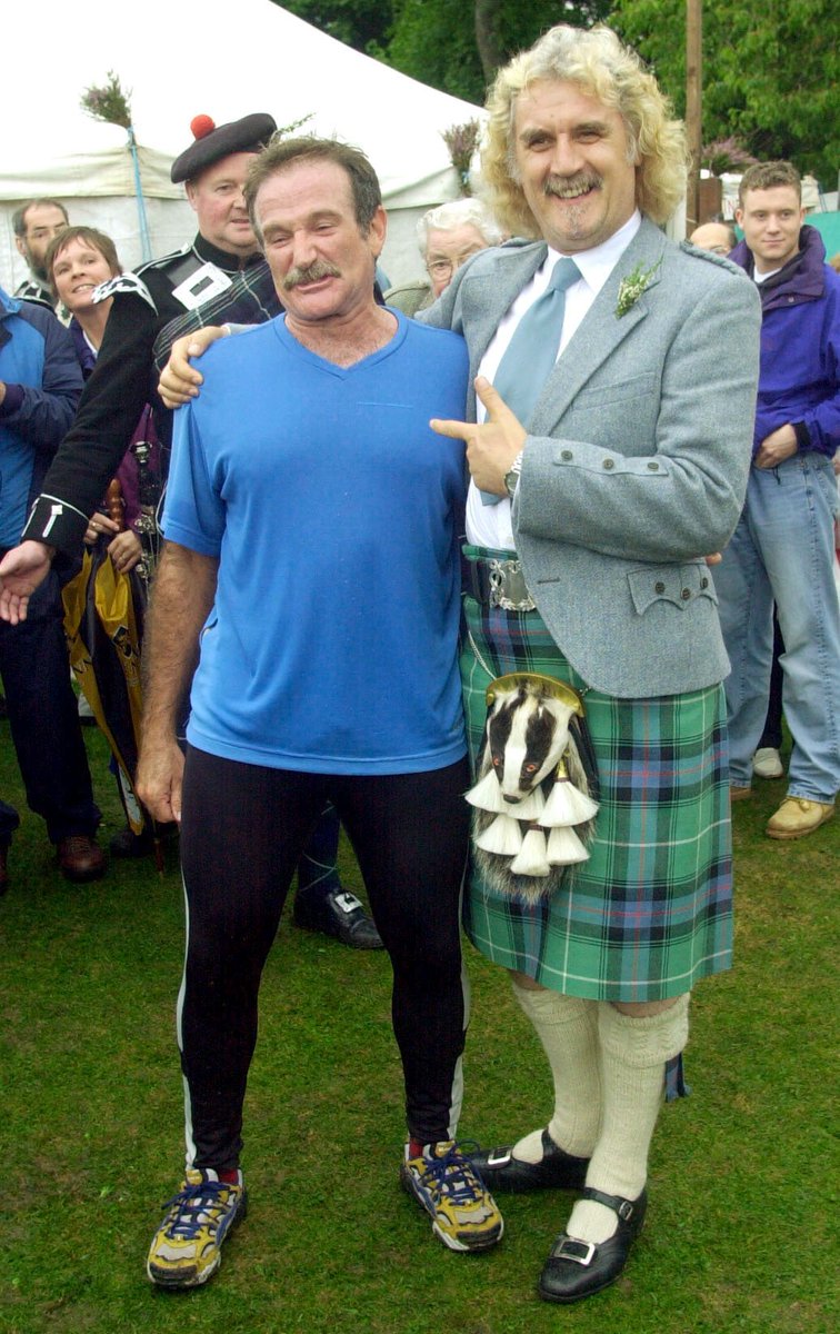 Two of the greatest comedians ever! #RobinWilliams & #BillyConnolly #BigYin ♥️ two legends!