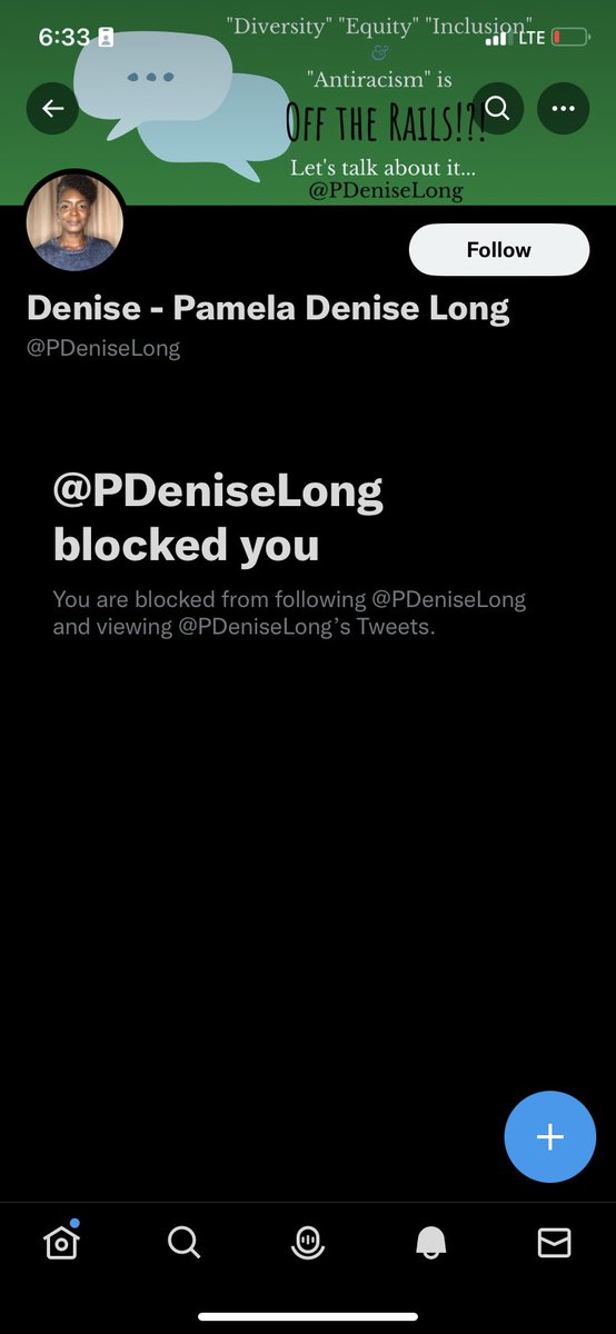 looleebear's tweet photo. @PDeniseLong Can’t even bring an argument about your questions because you blocked people who don’t agree and made valid points 🤣 reasoning is lost with you. 🤣 https://t.co/HCy2iaX9CW