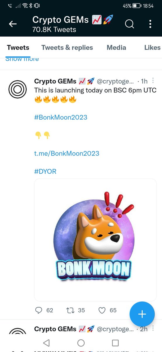 CryptoCymro's tweet photo. @BSCGemsAlert @cryptogems555 Check out the last call they done. Now deleted https://t.co/ahP3Ks5lf1