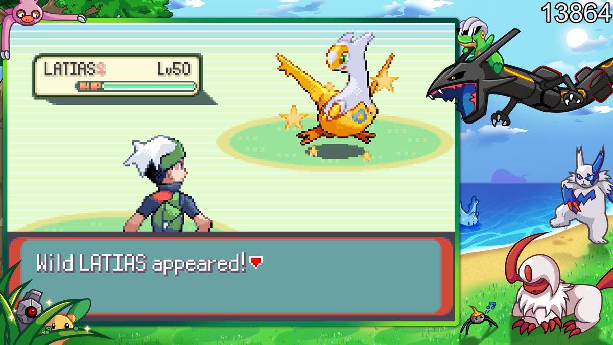RavenGoingUp's tweet photo. ✨Shiny Latias after 13,864 RAs in Emerald!!✨
One of my favorite mons and my first find of 2023! Gorgeous shiny! Hopefully, more to come soon🫡

Video: https://t.co/5DW7SZEr8z https://t.co/QkF9shRHEB