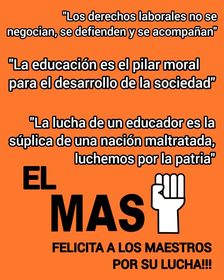 EduarsanchezUc's tweet photo. Felicitaciones a todos los #Maestros de #Venezuela en su día. Ustedes son un tesoro y la luz de la sociedad venezolana para salir de las tinieblas. ¡Salarios Dignos y Suficientes! #AumentoSalarialYa #NosVemosEl16Ene #MasVenezuela @MAS_VENEZUELA @mas_carabobo @lavozdelgremio1 https://t.co/KYC8xuhGcq