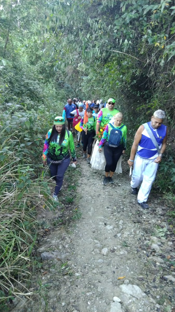de_naiguata's tweet photo. #Ene14 
Feligreses y devotos de la #VirgenDeCoromoto de #Naiguata celebraron una Misa Campestre en la montaña presidida por el Párroco Alberto Castillo

Recorrido de dos horas a pie que los llevó a una increíble altura para estar en conexión con la naturaleza y su fe

#Albareña https://t.co/M5bkkUuunS