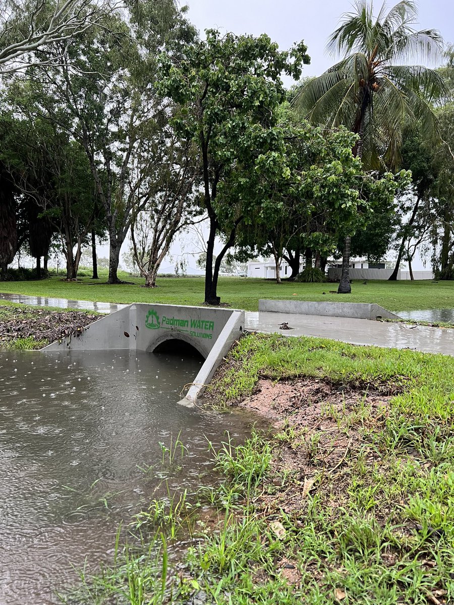 Our crossing in the park is doing its job well today after all this rain! Tag us in yours for a reshare!