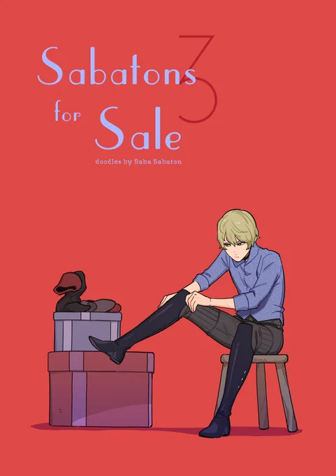 Just uploaded the third in my series of artbooks! Pay what you want, there's like 30 pages. Contains doodles from 2021-2023.Sabatons for Sale 3:  