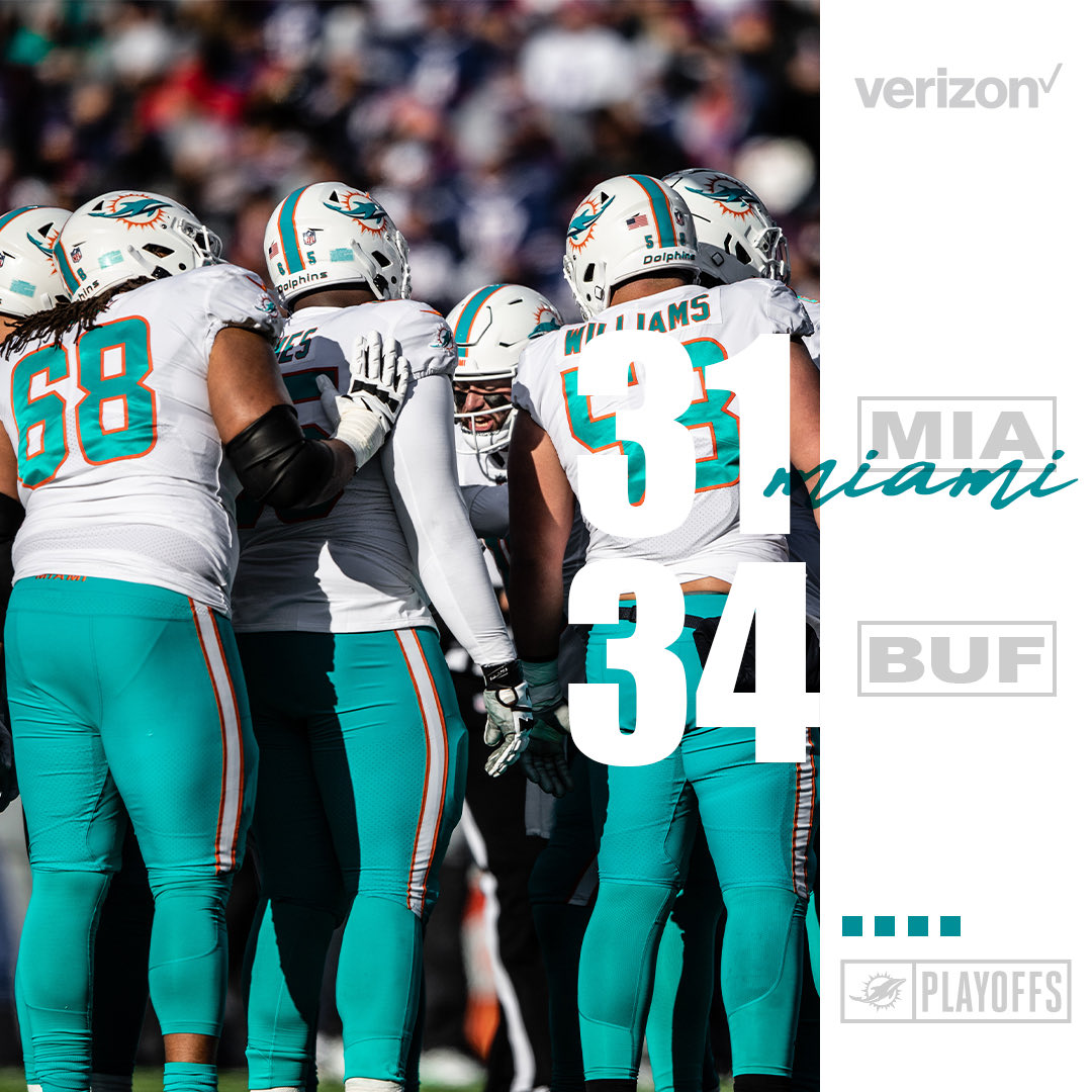 BobbyBananas68's tweet photo. Chin up, Heads up, #FinsUp .. Maybe not what one wished for as a result but one can only hope for the effort made today and this season to get there โฆ Thank you #MiamiDolphins for a good solid season .. #BuildOnIt #Miami https://t.co/7PY5AeKFer