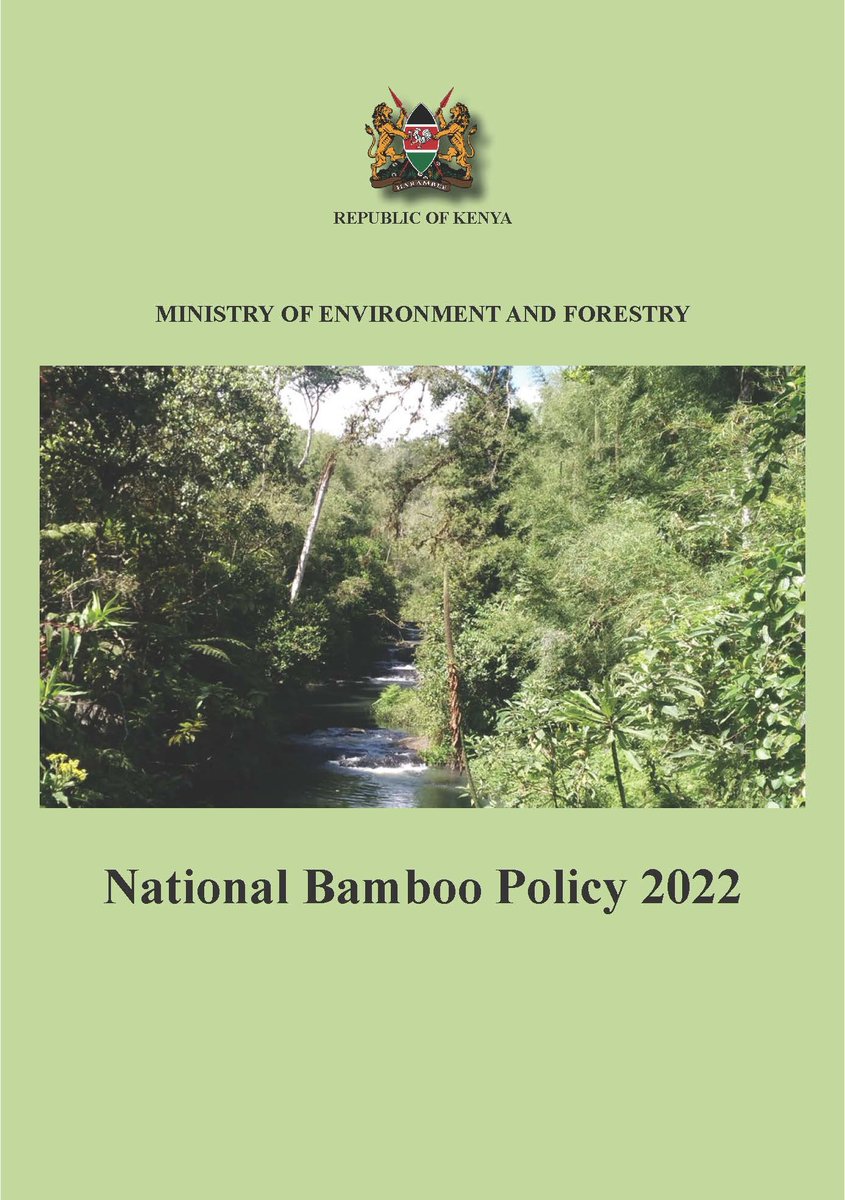 Congratulations on the national bamboo policy, Kenya! 

"The Kenyan Government has approved the National Bamboo Policy of 2022 which allows Kenyans to grow and harvest bamboo for both environmental conservation and value-addition."

Source: inbar.int/kenya-national…