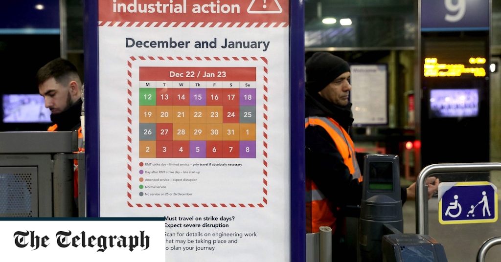 CorpFinanceKent's tweet photo. Train strikes: All the dates in January 2023 https://t.co/4D6bMkoDXv https://t.co/i1soSkMu8a