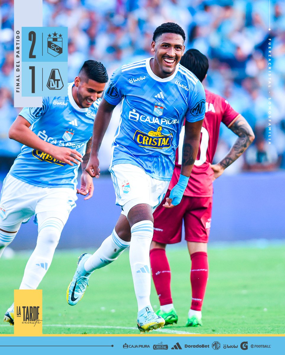 ClubSCristal's tweet photo. 💙¡¡ 𝗚𝗔𝗡Ó 𝗦𝗣𝗢𝗥𝗧𝗜𝗡𝗚 𝗖𝗥𝗜𝗦𝗧𝗔𝗟 !! 💙 

Gracias por una tarde netamente celeste. 😍

¡Todos, juntos! 🤜🤛

#TardeCeleste
#FuerzaCristal
#SomosFamilia https://t.co/7No44qq66j