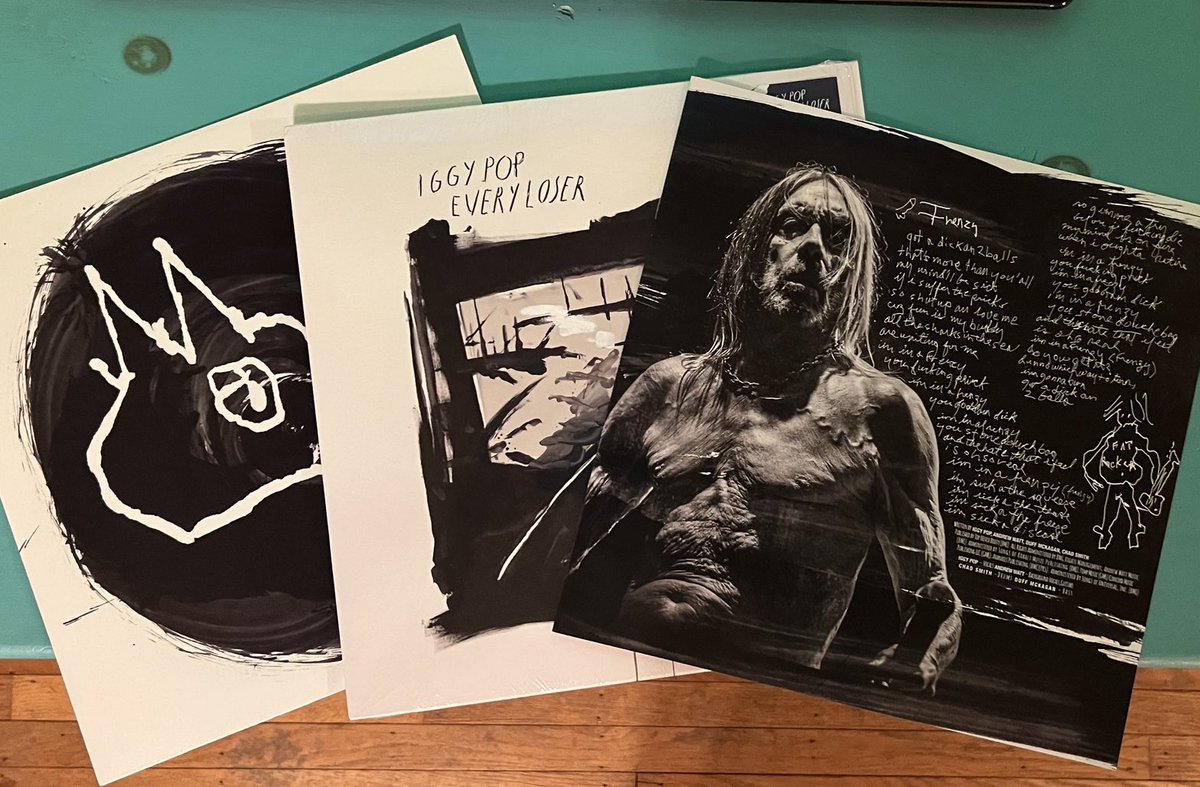 90minplus's tweet image. New Iggy Pop LP!!
