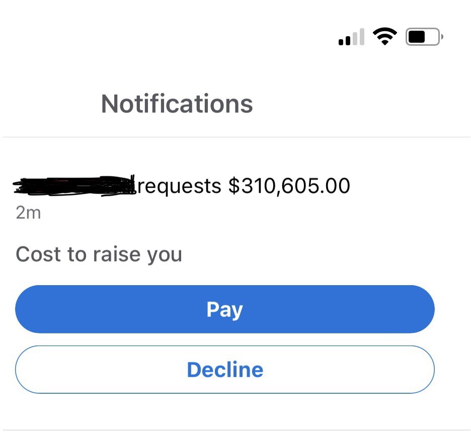 CryptoHazic's tweet photo. I’m 25 and my dad is asking for a refund…

I was thinking about saying no refunds and maybe giving a complimentary box of condoms. 

Any advice ? https://t.co/79LrshEd8Y