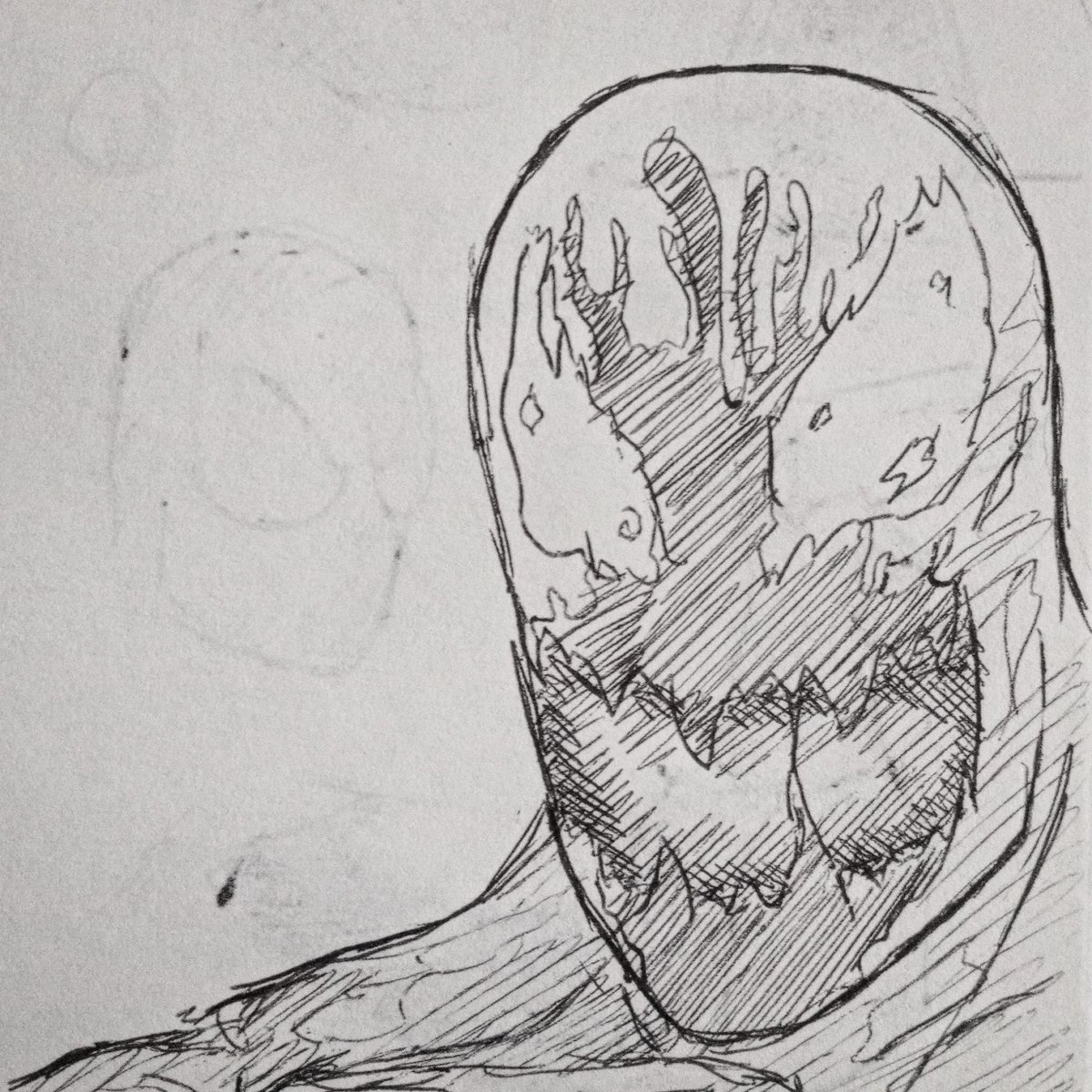theartofalien's tweet photo. Carnage
#CletusKasady #Carnage #SpiderMan #MarvelComics #Crosshatching #Drawing #Dibujo #Sketch #SundaySketch #Alien #Symbiote #Boceto #Sketchbook #DrawingComission https://t.co/fDz7iUG873
