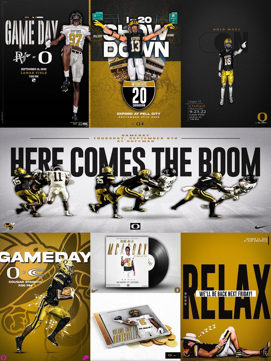 SyerGraphics's tweet image. Favorites from the 2022 Oxford Football Season!