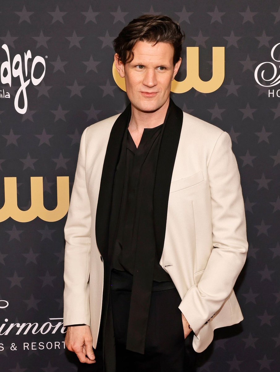 westerosies's tweet photo. Matt Smith for the #CriticsChoiceAwards https://t.co/IlC29u1Wyw