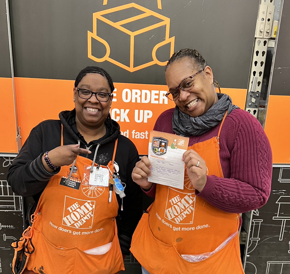 Cant recognize our associates enough. Thank you to these amazing associates for taking care of our customers. Eriona, Dade, Greg and Tee… thank you !